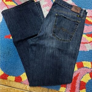 Lucky Brand Dark Indigo Straight Jeans